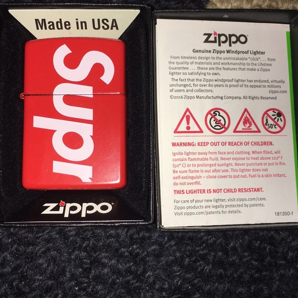 Supreme Other - Supreme SS18 Logo Zippo